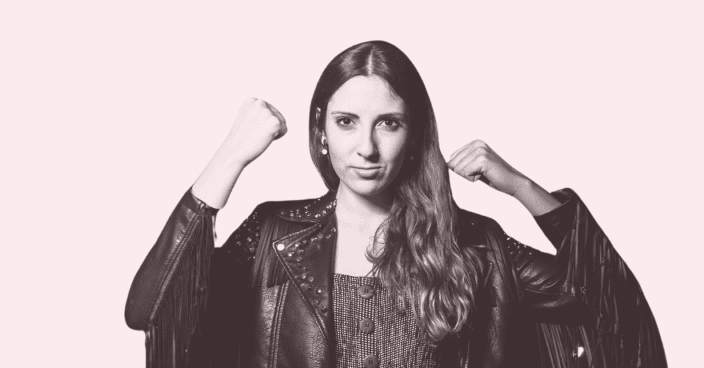 woman ready to fight to rise above societal pressures